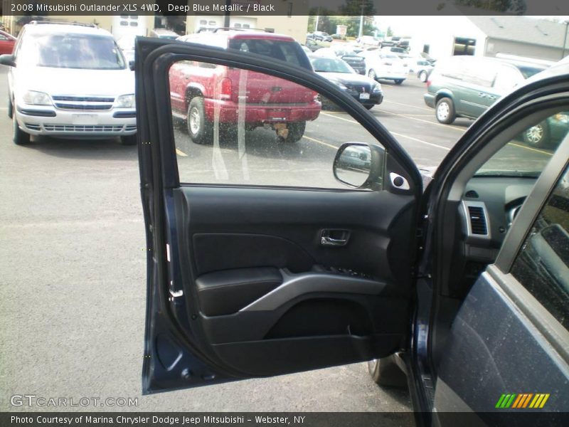 Deep Blue Metallic / Black 2008 Mitsubishi Outlander XLS 4WD