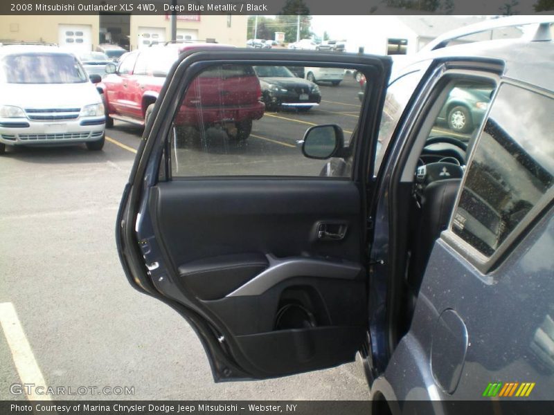 Deep Blue Metallic / Black 2008 Mitsubishi Outlander XLS 4WD