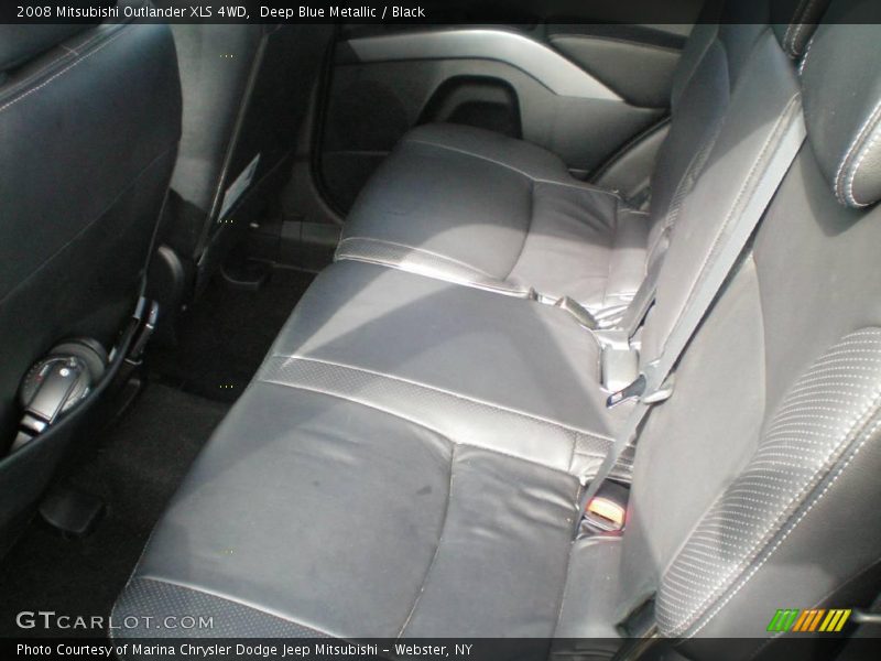 Deep Blue Metallic / Black 2008 Mitsubishi Outlander XLS 4WD