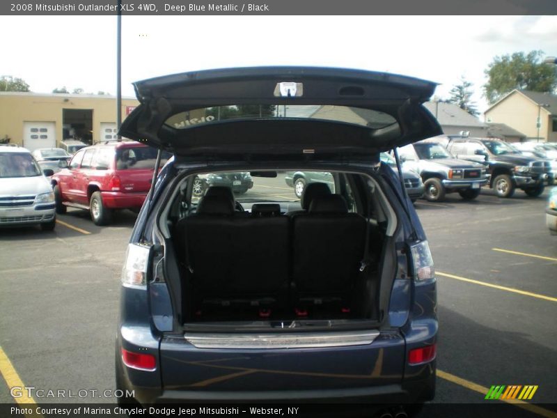 Deep Blue Metallic / Black 2008 Mitsubishi Outlander XLS 4WD