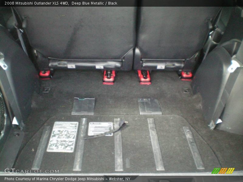 Deep Blue Metallic / Black 2008 Mitsubishi Outlander XLS 4WD