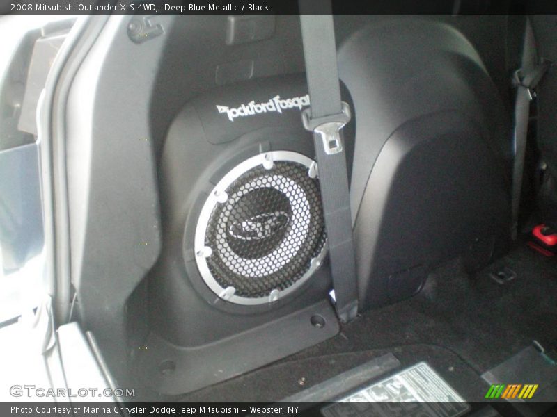 Deep Blue Metallic / Black 2008 Mitsubishi Outlander XLS 4WD