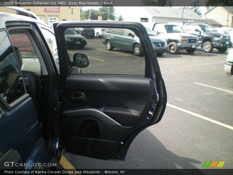 Deep Blue Metallic / Black 2008 Mitsubishi Outlander XLS 4WD