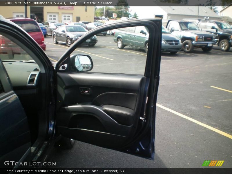 Deep Blue Metallic / Black 2008 Mitsubishi Outlander XLS 4WD