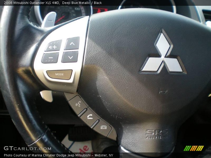 Deep Blue Metallic / Black 2008 Mitsubishi Outlander XLS 4WD