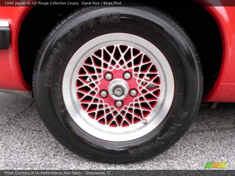 Signal Red / Beige/Red 1990 Jaguar XJ XJS Rouge Collection Coupe