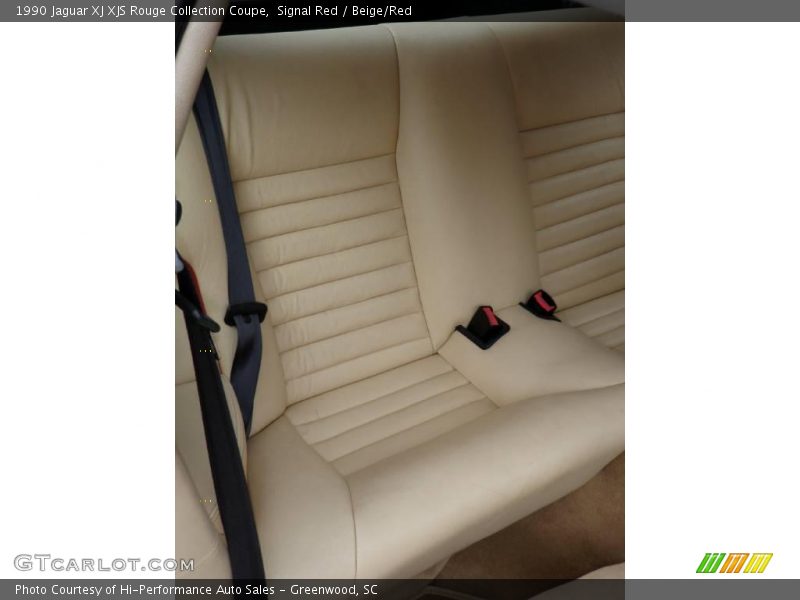 Signal Red / Beige/Red 1990 Jaguar XJ XJS Rouge Collection Coupe