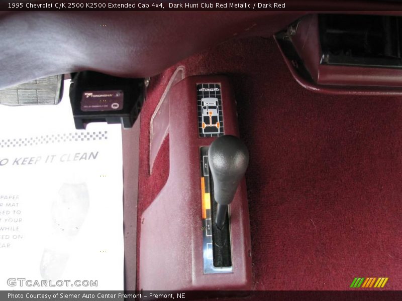 Dark Hunt Club Red Metallic / Dark Red 1995 Chevrolet C/K 2500 K2500 Extended Cab 4x4