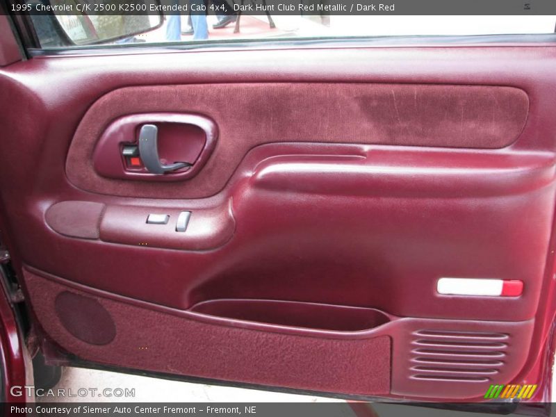 Dark Hunt Club Red Metallic / Dark Red 1995 Chevrolet C/K 2500 K2500 Extended Cab 4x4