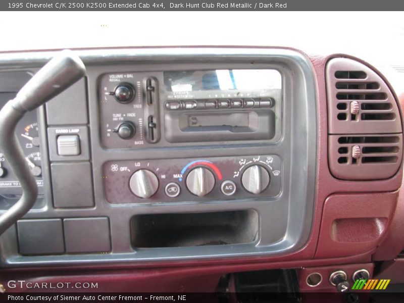 Dark Hunt Club Red Metallic / Dark Red 1995 Chevrolet C/K 2500 K2500 Extended Cab 4x4