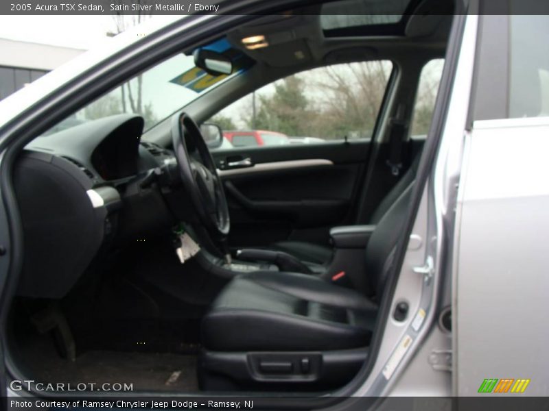 Satin Silver Metallic / Ebony 2005 Acura TSX Sedan