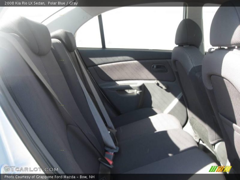 Polar Blue / Gray 2008 Kia Rio LX Sedan