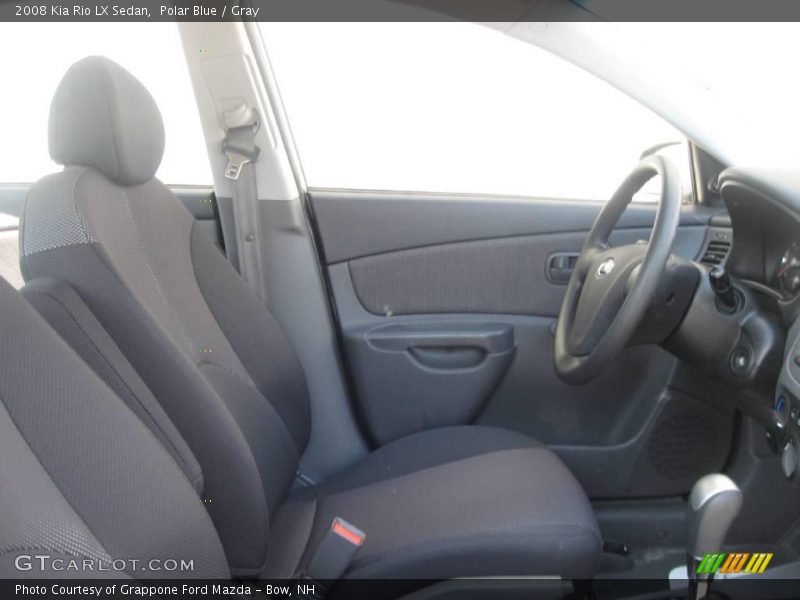 Polar Blue / Gray 2008 Kia Rio LX Sedan