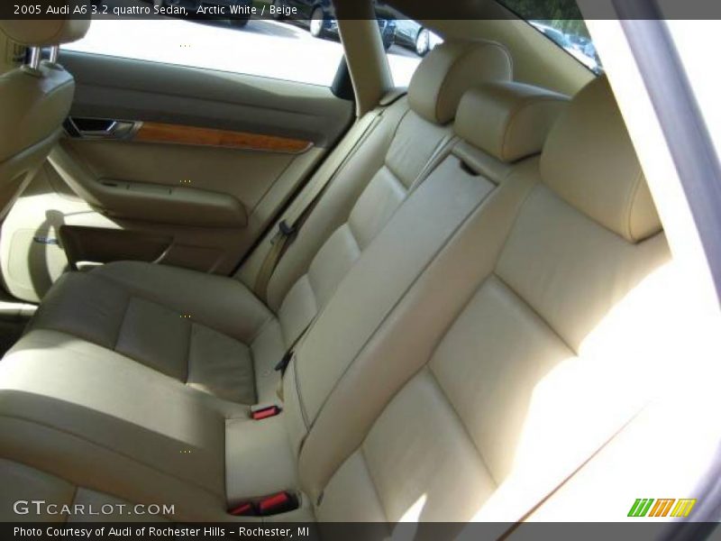 Arctic White / Beige 2005 Audi A6 3.2 quattro Sedan