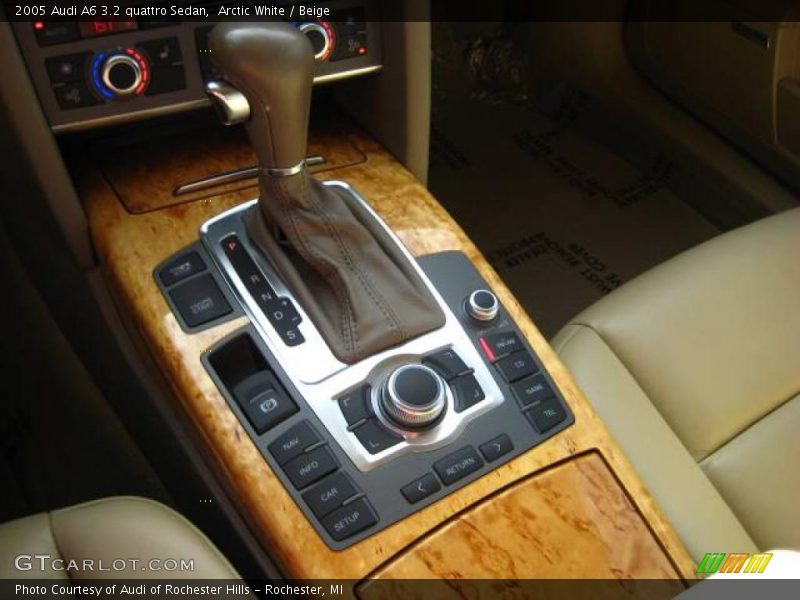 Arctic White / Beige 2005 Audi A6 3.2 quattro Sedan