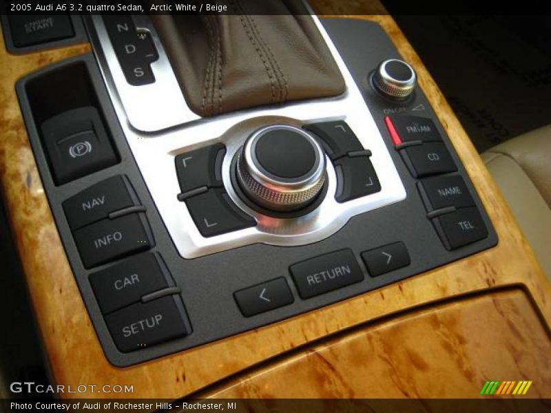 Arctic White / Beige 2005 Audi A6 3.2 quattro Sedan