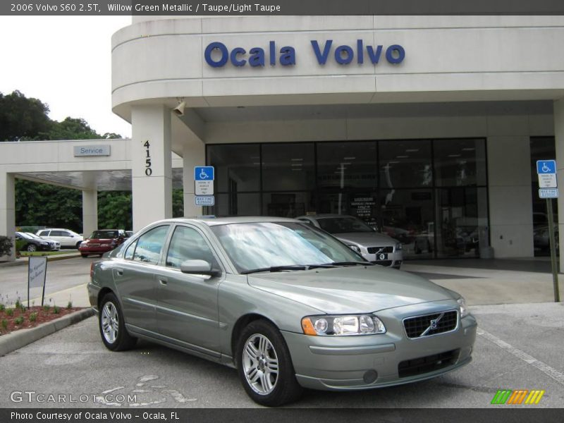 Willow Green Metallic / Taupe/Light Taupe 2006 Volvo S60 2.5T
