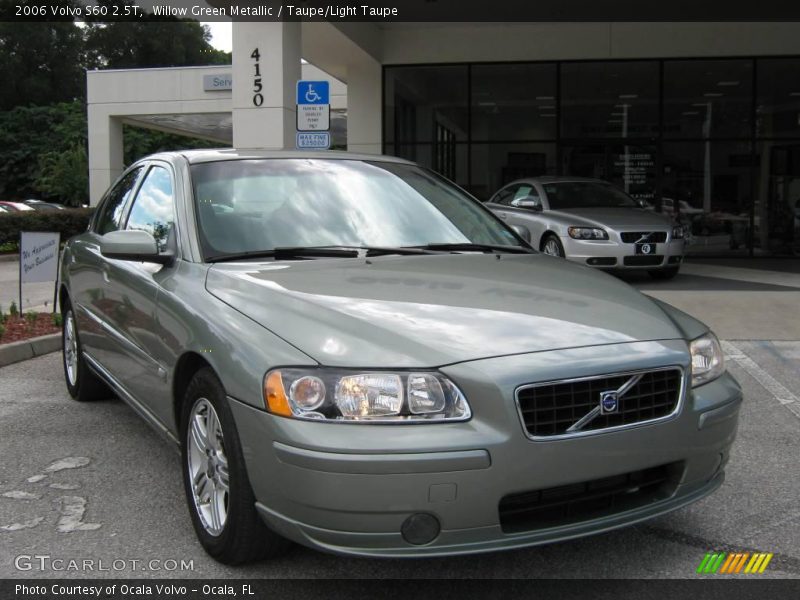 Willow Green Metallic / Taupe/Light Taupe 2006 Volvo S60 2.5T
