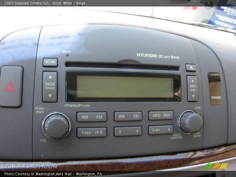 Arctic White / Beige 2007 Hyundai Sonata GLS