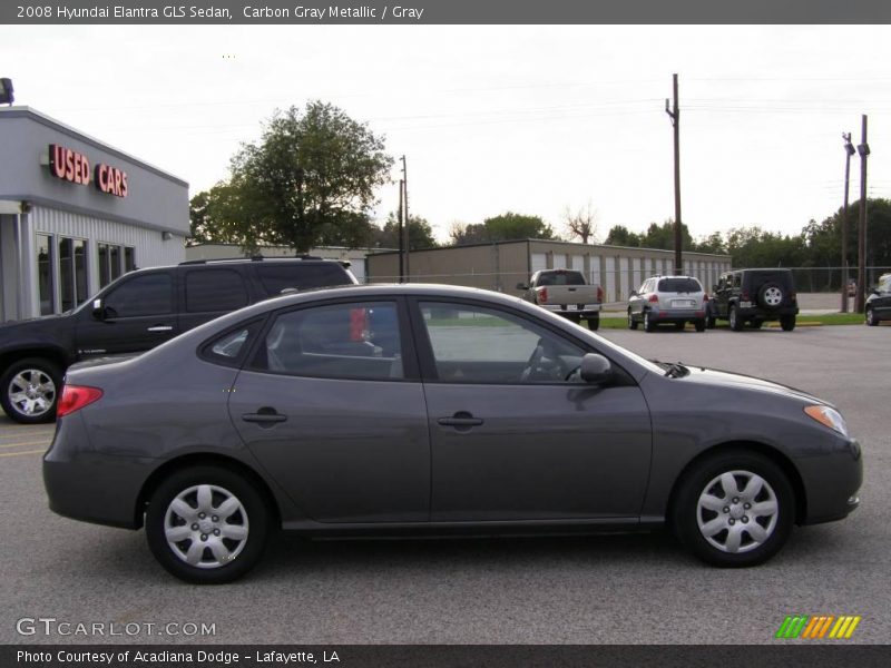 Carbon Gray Metallic / Gray 2008 Hyundai Elantra GLS Sedan
