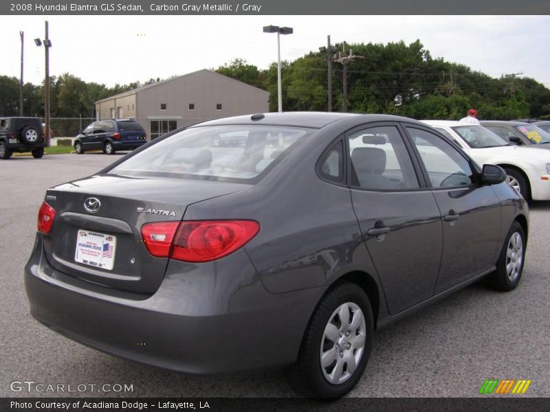 Carbon Gray Metallic / Gray 2008 Hyundai Elantra GLS Sedan
