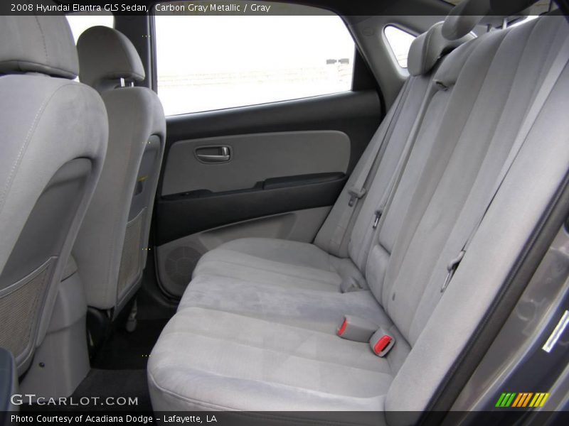 Carbon Gray Metallic / Gray 2008 Hyundai Elantra GLS Sedan