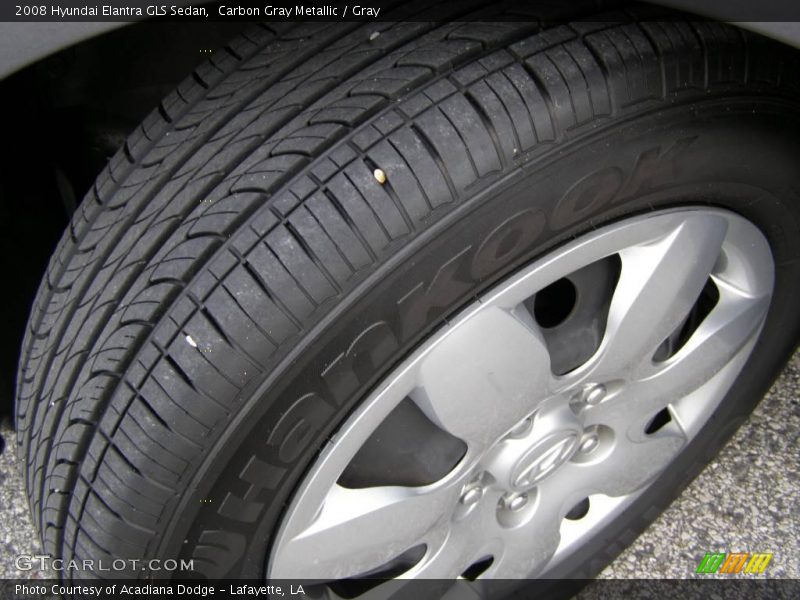 Carbon Gray Metallic / Gray 2008 Hyundai Elantra GLS Sedan