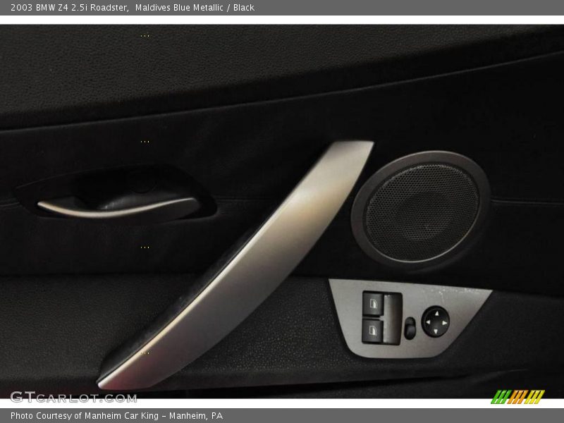 Maldives Blue Metallic / Black 2003 BMW Z4 2.5i Roadster