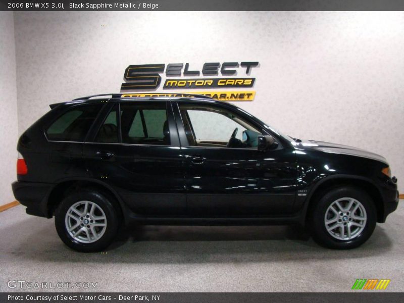 Black Sapphire Metallic / Beige 2006 BMW X5 3.0i