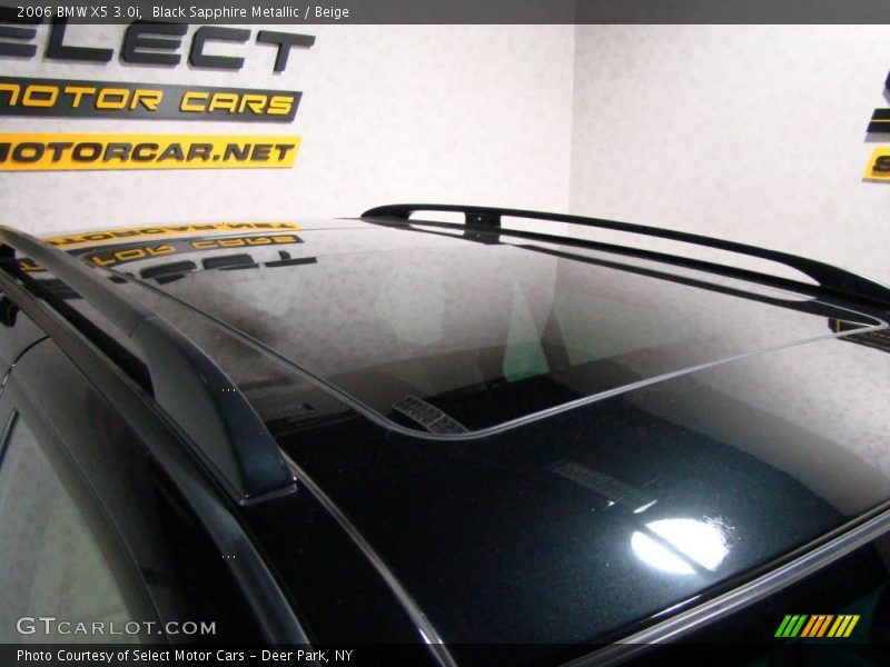 Black Sapphire Metallic / Beige 2006 BMW X5 3.0i