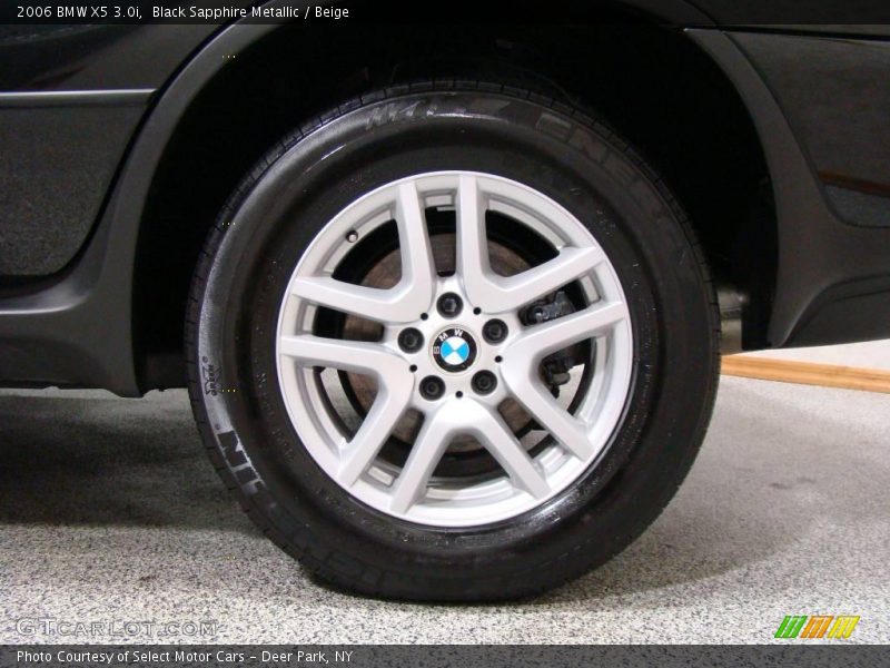 Black Sapphire Metallic / Beige 2006 BMW X5 3.0i