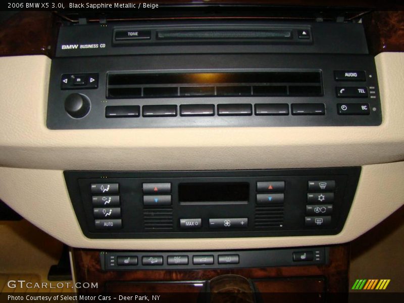 Black Sapphire Metallic / Beige 2006 BMW X5 3.0i