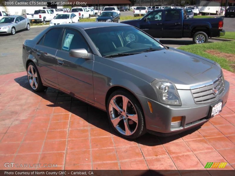 Silver Smoke / Ebony 2006 Cadillac CTS Sedan