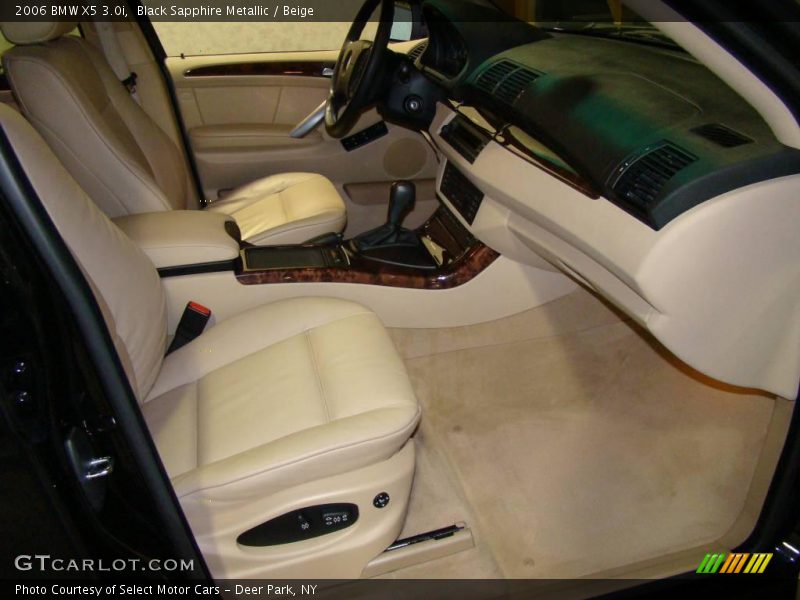 Black Sapphire Metallic / Beige 2006 BMW X5 3.0i