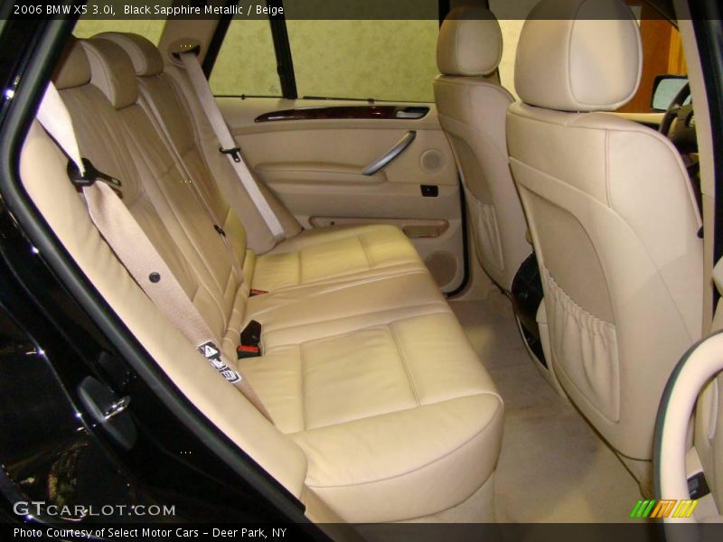 Black Sapphire Metallic / Beige 2006 BMW X5 3.0i