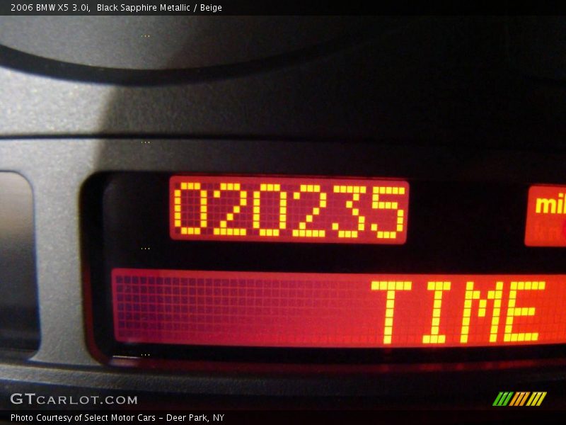 Black Sapphire Metallic / Beige 2006 BMW X5 3.0i