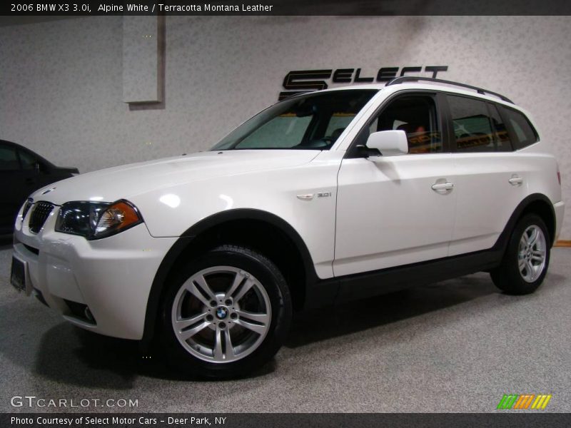 Alpine White / Terracotta Montana Leather 2006 BMW X3 3.0i