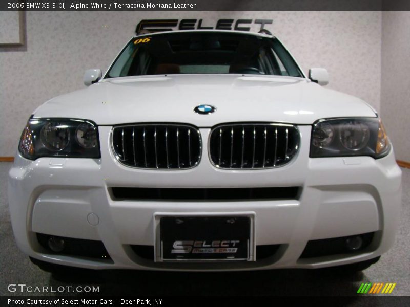 Alpine White / Terracotta Montana Leather 2006 BMW X3 3.0i