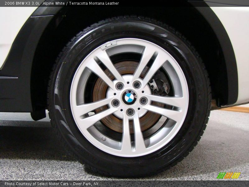 Alpine White / Terracotta Montana Leather 2006 BMW X3 3.0i