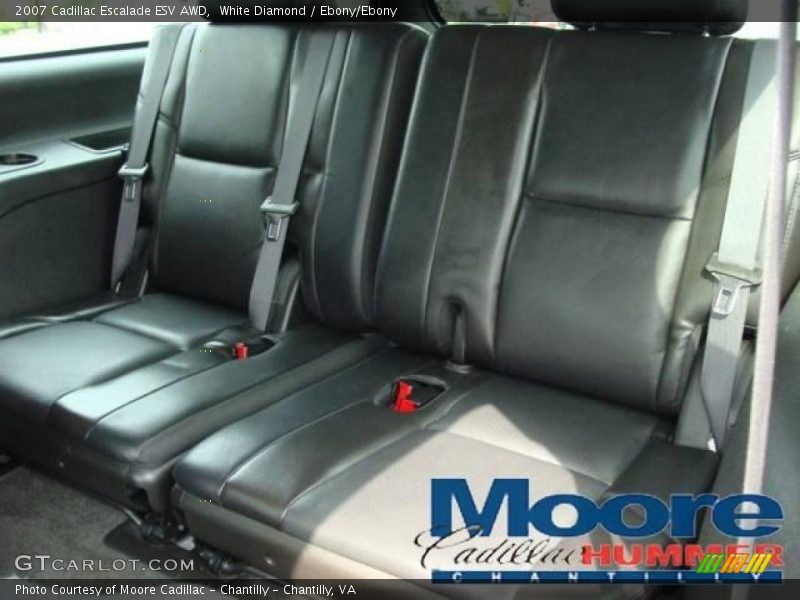 White Diamond / Ebony/Ebony 2007 Cadillac Escalade ESV AWD