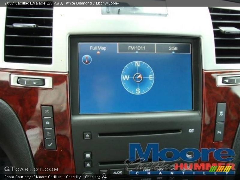 White Diamond / Ebony/Ebony 2007 Cadillac Escalade ESV AWD