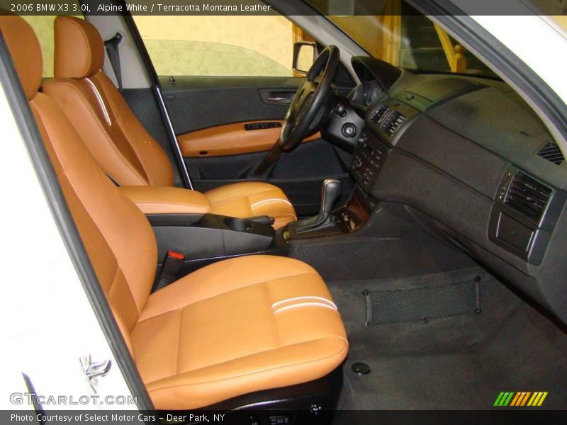 Alpine White / Terracotta Montana Leather 2006 BMW X3 3.0i