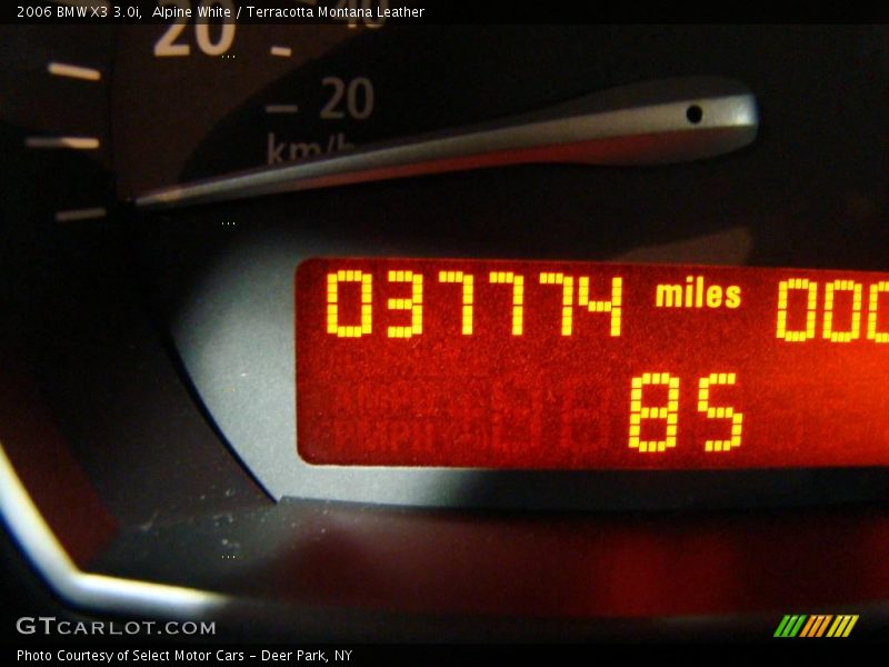 Alpine White / Terracotta Montana Leather 2006 BMW X3 3.0i