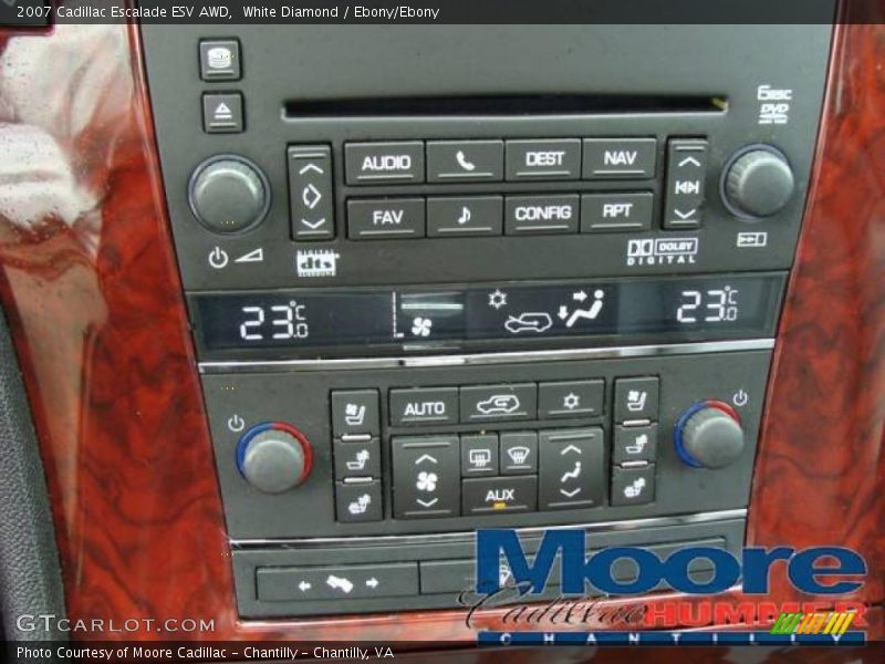 White Diamond / Ebony/Ebony 2007 Cadillac Escalade ESV AWD