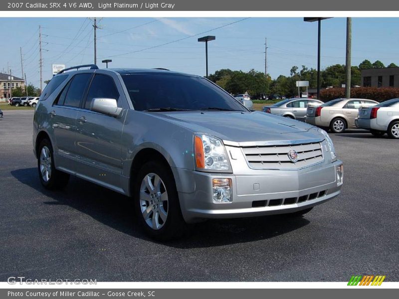 Light Platinum / Light Gray 2007 Cadillac SRX 4 V6 AWD
