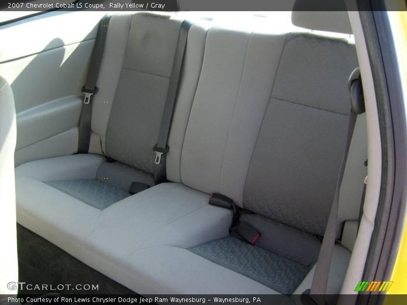 Rally Yellow / Gray 2007 Chevrolet Cobalt LS Coupe