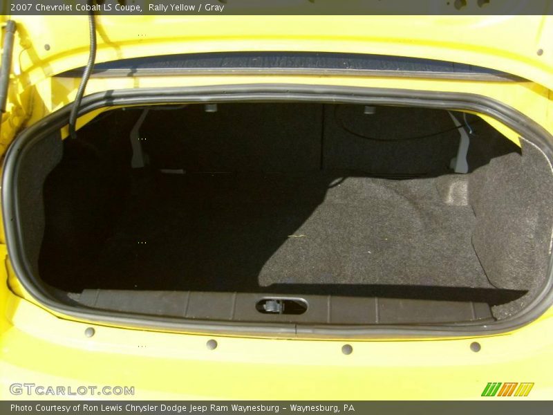 Rally Yellow / Gray 2007 Chevrolet Cobalt LS Coupe