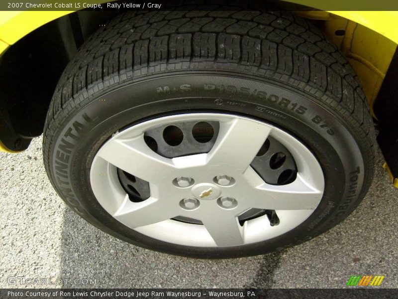 Rally Yellow / Gray 2007 Chevrolet Cobalt LS Coupe