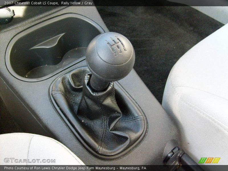 Rally Yellow / Gray 2007 Chevrolet Cobalt LS Coupe