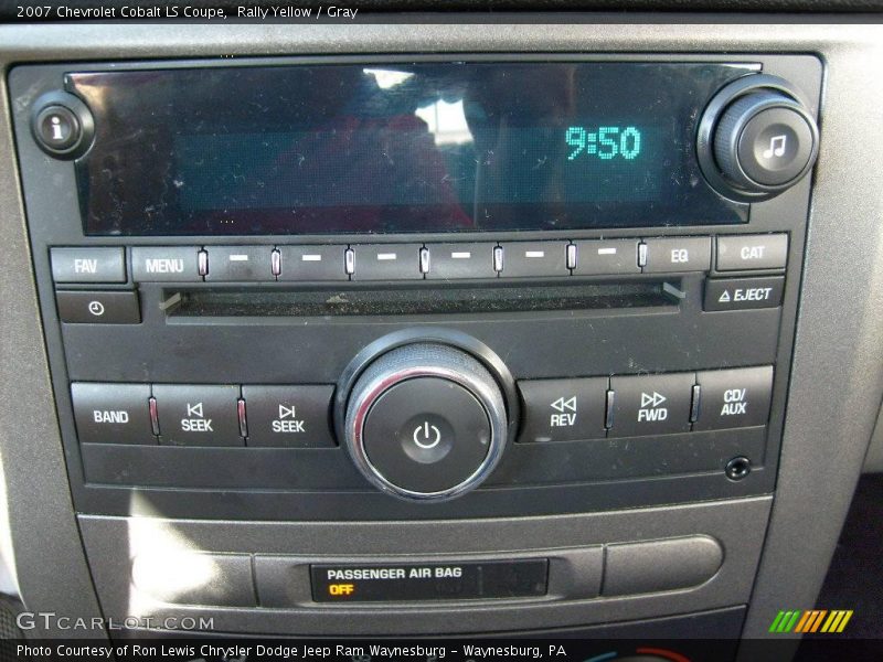 Rally Yellow / Gray 2007 Chevrolet Cobalt LS Coupe